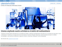 Tablet Screenshot of laboratorioalilab.com